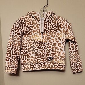 Nike leopard print pullover hoodie